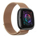 Fitbit Sense 2 Milanese-Armband (Roségold)