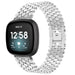 Bracelet acier poisson Fitbit Versa 3 (argent)