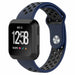 Fitbit Versa / Versa 2 Sportarmband (Dunkelblau/Schwarz)