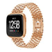Fitbit Versa / Versa 2 Stahl Fischarmband (Roségold)