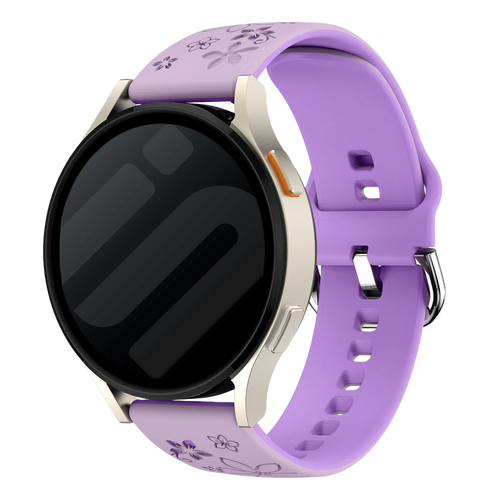 OnePlus Watch 3 - 43mm Flower Silikonarmband (lavendel/ Lila)