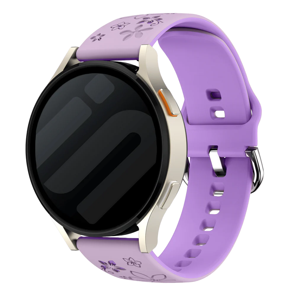 OnePlus Watch 3 - 43mm Flower Silikonarmband (lavendel/ Lila)