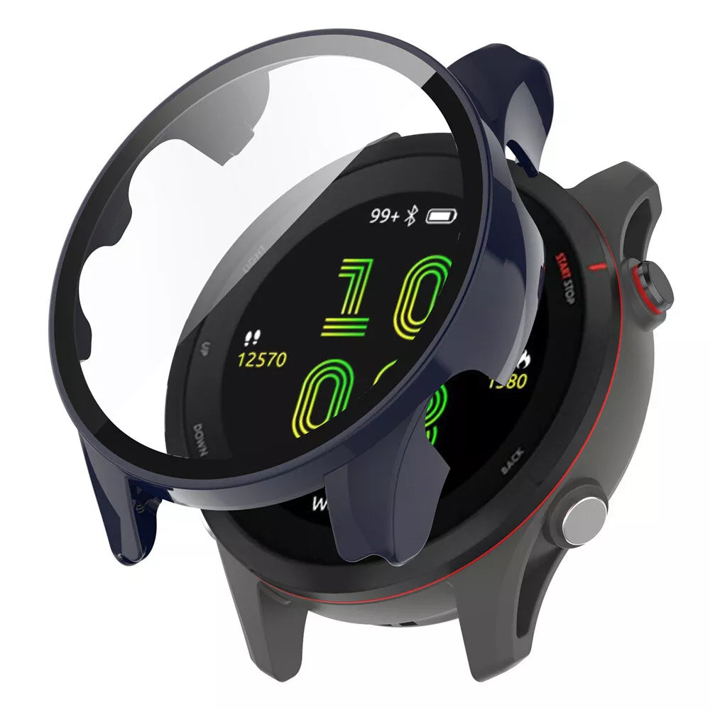 Garmin Forerunner 255 hard case met glas (blauw)