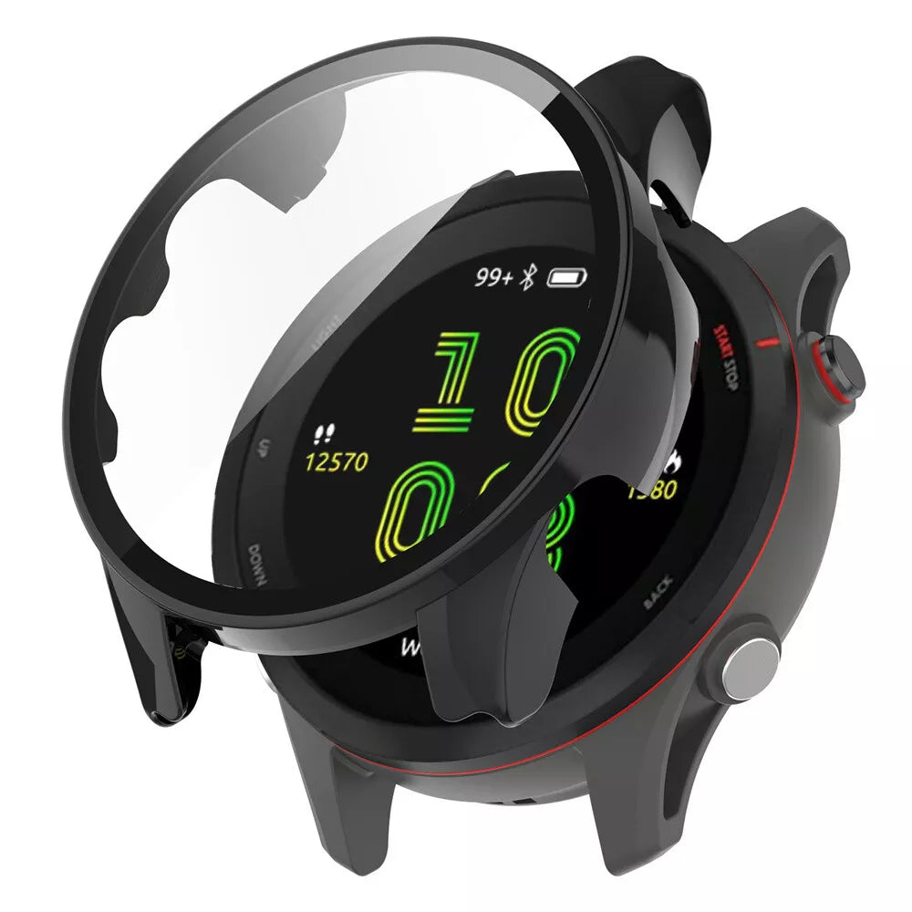 Garmin Forerunner 255 hard case met glas (zwart)