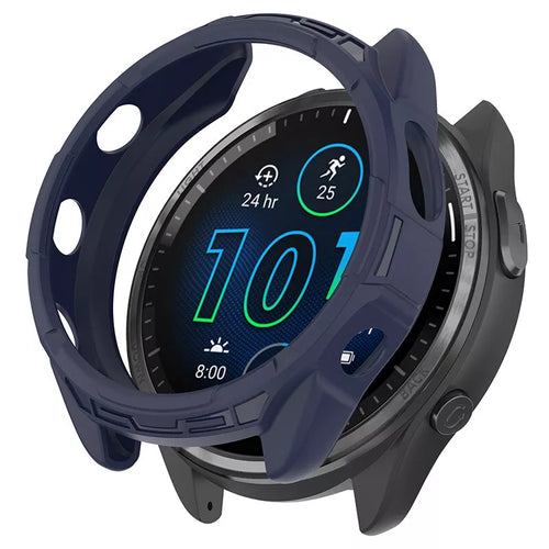 Garmin Forerunner 965 robustes TPU Hülle (Blau)