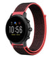 Fossil Gen 5 Nylonarmband (Schwarz/Rot)
