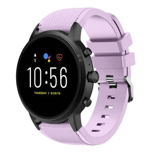 Fossil Gen 4 Explorist (HR) Silikonarmband (Flieder)
