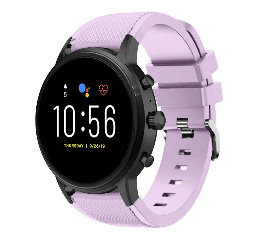 Fossil Gen 4 Explorist (HR) Silikonarmband (Flieder)