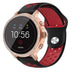Fossil Gen 5e 42mm sport bandje zwart/rood