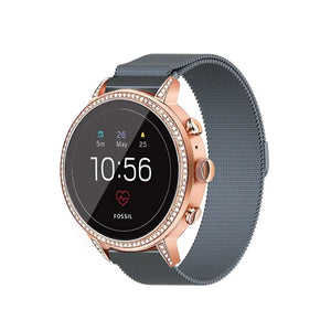 Fossil Gen 4 Venture (HR) Milanese band (grijs)