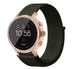 Fossil Gen 5e 42mm Nylon Strap (Dark Green)