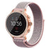 Correa nylon Fossil Gen 4 Venture HR (gris/rosa)