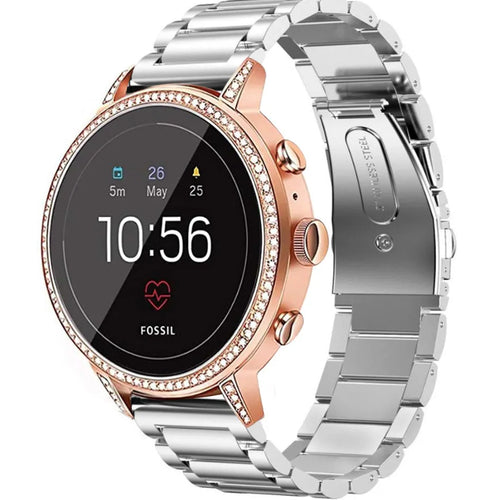 Bracelet acier Fossil Gen 4 Venture HR (argent)