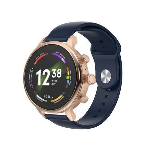 fossil-gen-6-42mm-sport-bandje-donkerblauw