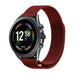 Bracelet milanais Fossil Gen 6 - 44mm (rouge)