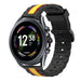 Fossil Gen 6 - 44mm Special Edition band (zwart/geel)