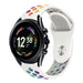 Fossil Gen 6 44mm Sport Strap (White Multicoloured)