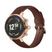 Fossil Gen 6 (42mm) Lederarmband (Rot/Braun)