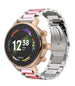 Correa acero Fossil Gen 6 - 42mm (plata/rosa)