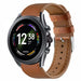 Fossil Gen 6 44mm Lederarmband (glattes Braun)