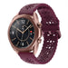 Samsung Galaxy Watch 3 41mm siliconen bandje met patroon (bordeaux)