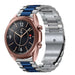 Samsung Galaxy Watch 3 41mm stalen band (zilver/blauw)