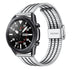 Samsung Galaxy Watch 3 45mm Edelstahl-Armband (Silber/Schwarz)