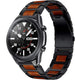 Samsung Galaxy Watch 3 45mm houten/stalen band (zwart)