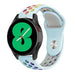 Correa deportiva Samsung Galaxy Watch 4 40mm (azul claro/arcoíris)