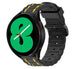 Samsung Galaxy Watch 4 40mm Sportschnallenarmband (Schwarz/Gelb)