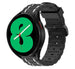 Samsung Galaxy Watch 4 40mm Sportschnallenarmband (Schwarz/Weiß)