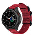 Bracelet nylon boucle Samsung Galaxy Watch 4 Classic 42mm (rouge)