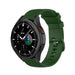Correa silicona lujo Samsung Galaxy Watch 4 Classic 42mm (verde militar)