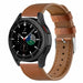 Samsung Galaxy Watch 4 Classic 42mm Lederarmband (glattes Braun)