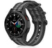 Bracelet nylon boucle Samsung Galaxy Watch 4 Classic 46mm (noir/gris)