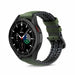 Samsung Galaxy Watch 4 Classic 46mm siliconen / leren bandje (groen)