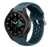 Samsung Galaxy Watch 4 Classic 42mm Silikonarmband mit Löchern (Felsengrün)