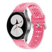 Samsung Galaxy Watch 4 40mm Silikonarmband mit Muster (Hellrosa)