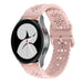 Samsung Galaxy Watch 4 40mm Silikonarmband mit Muster (Rosa)