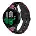 Correa silicona Samsung Galaxy Watch 4 40mm Flor Rosa