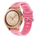 Bracelet silicone à motifs Samsung Galaxy Watch 42mm (rose vif)