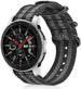 Bracelet nylon boucle Samsung Galaxy Watch 46mm (noir/gris)