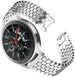 Bracelet acier poisson Samsung Galaxy Watch 46mm (argent)
