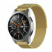Samsung Galaxy Watch 46mm Milanese band (goud)