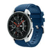 Bracelet silicone Samsung Galaxy Watch 46mm (bleu foncé)