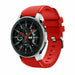 Bracelet silicone Samsung Galaxy Watch 46mm (rouge)