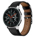 Samsung Galaxy Watch 46mm bandje leer (strak zwart)