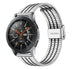 Samsung Galaxy Watch 46mm Fine Steel Strap (Silver/Black)
