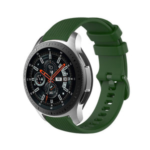Bracelet silicone Premium Samsung Galaxy Watch 46mm (vert militaire)