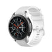 Samsung Galaxy Watch 46mm luxe siliconen bandje (wit)